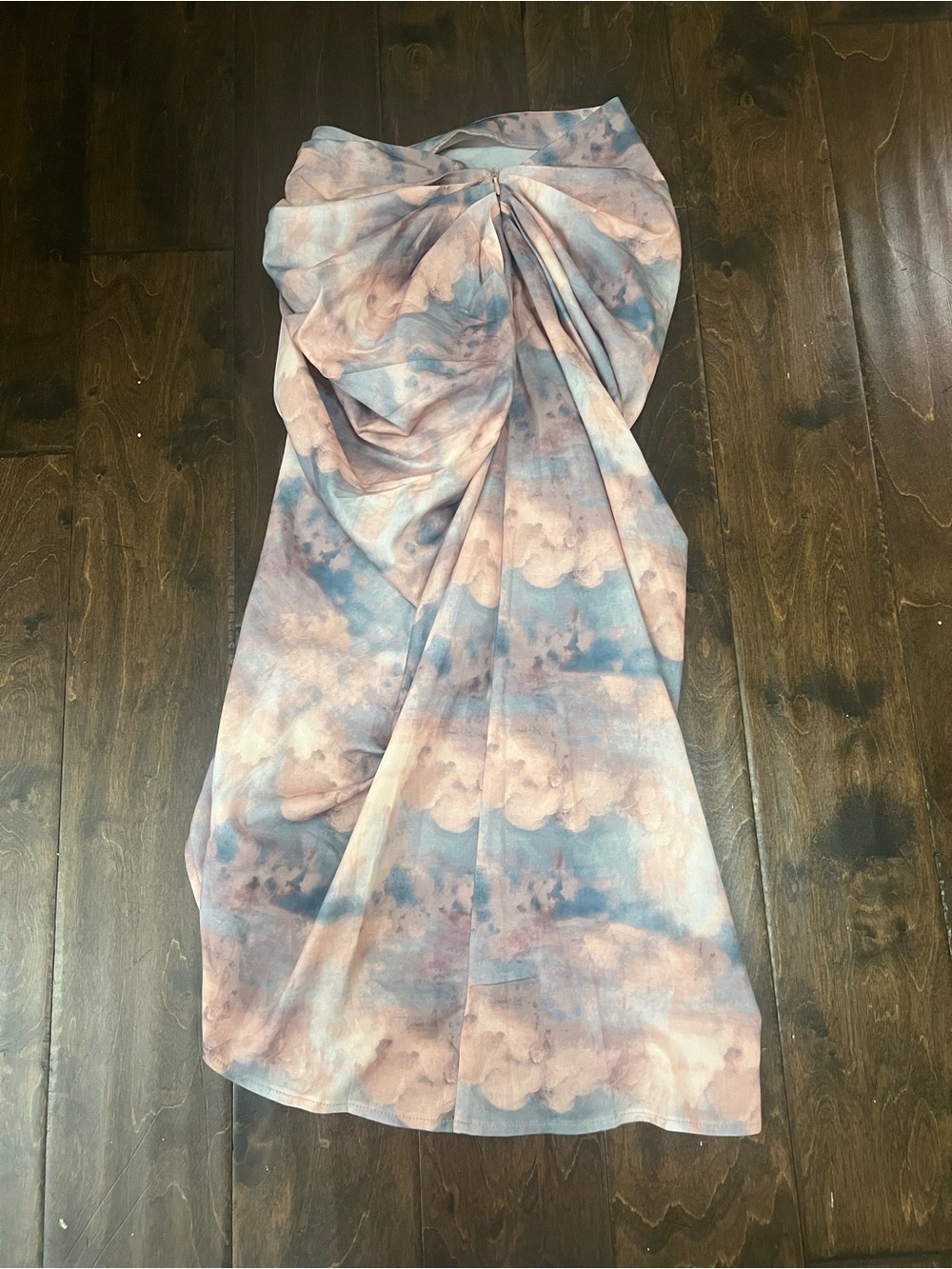 PrettyLittleThing renaissance cloud print midi skirt - Picture 5 of 9
